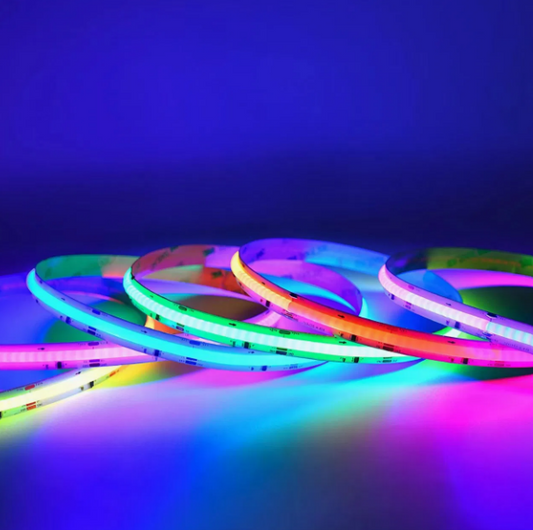 RGBIC COB LED Strip Light - 24V, 576 LEDs/m, Per Metre