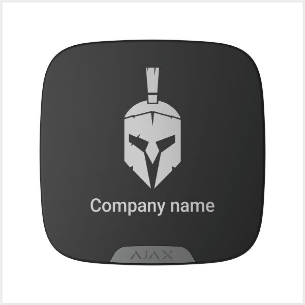 Ajax Brandplate for StreetSiren DoubleDeck black EU (1pc)