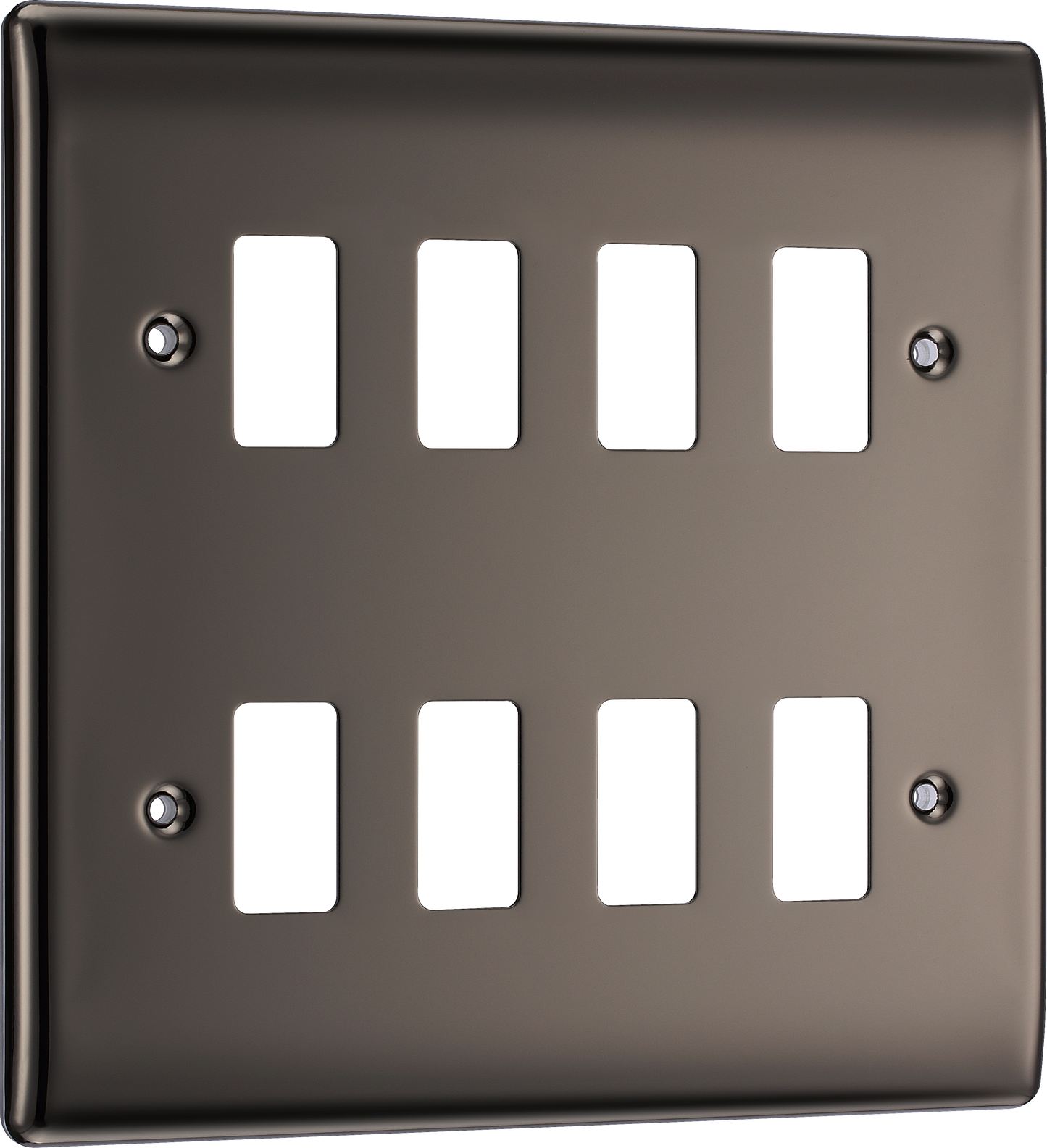 BG Nexus Metal Black Nickel Grid Front Plate