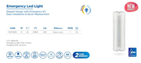 Rother Emergency Light, 3W, 200lm, 220V, 6500K