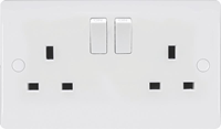 Rother 13A 2G DP Switched Socket