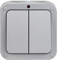 Rother Weather Proof 2G 20AX 2W Switch with NEON