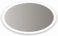 Rother Silver Mirror Size: 50*70cm Thickness: 5mm White acrylic frame, 36W 3000/4000/6500K, 220-240V, 50/60, -20 to 40 Degre