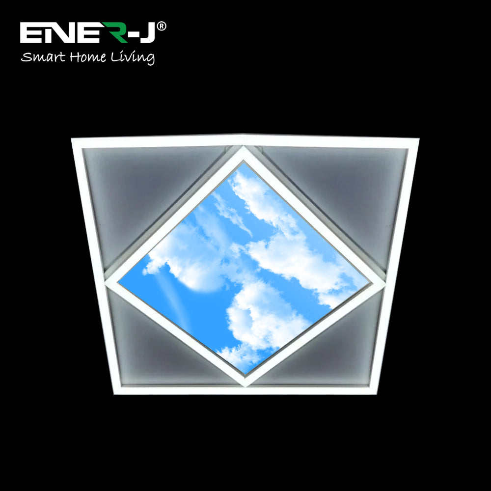 60x60cm Diamond Sky & Cloud Ceiling LED Panel Light 70W with 7000 Lumens 6000K