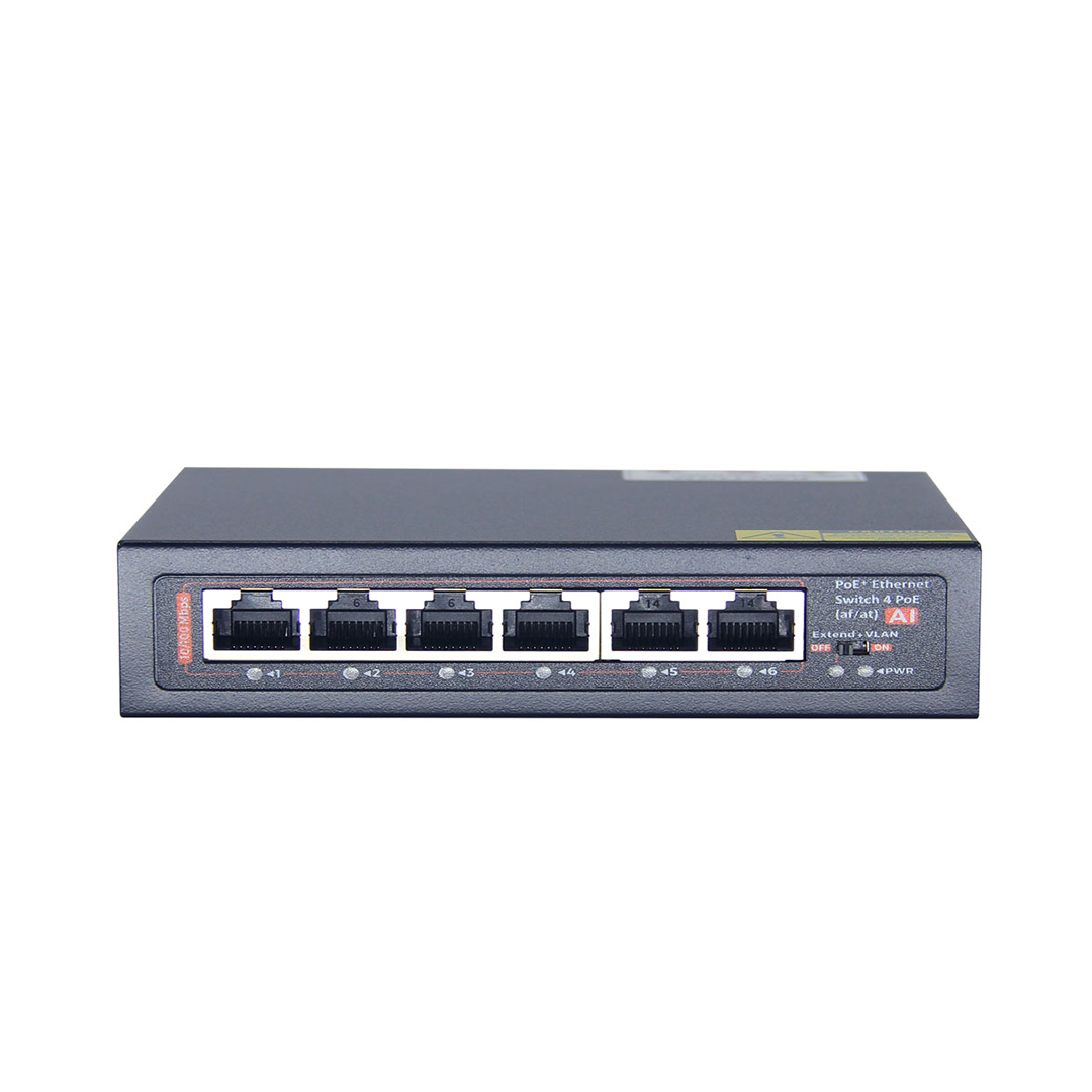 Hizone Pro 4-Port PoE Switch 10/100Mbps – HA-POES806
