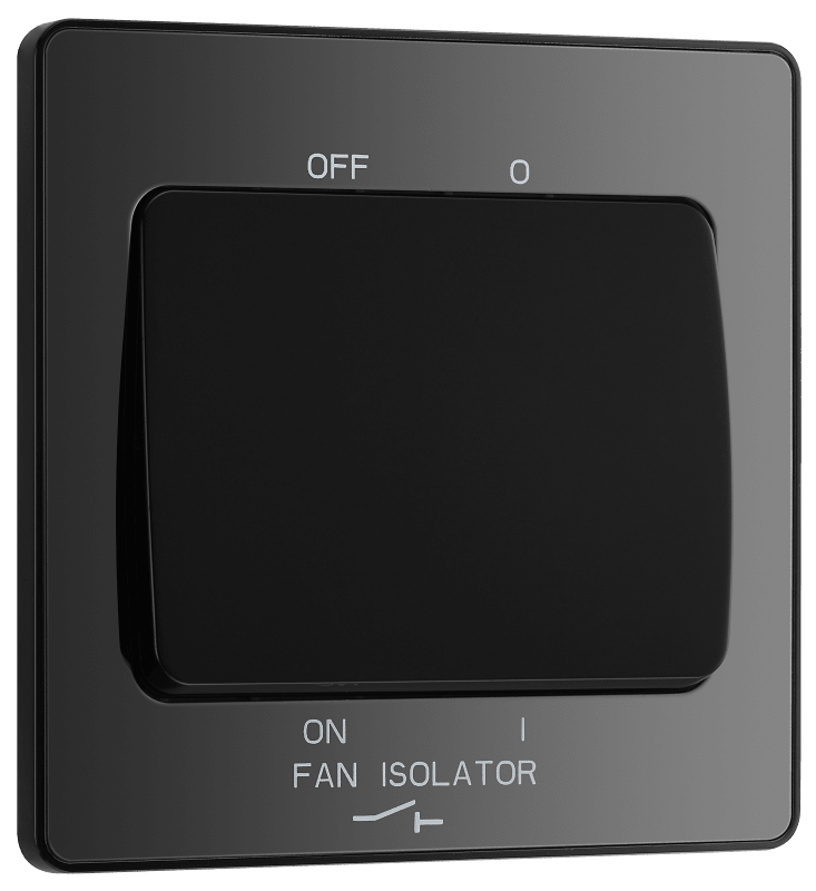 BG Evolve Black Chrome Fan isolator - PCDBC15B-01
