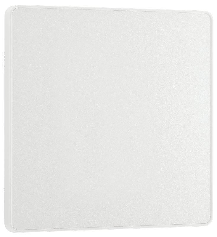 BG Evolve Pearlescent White Single, blank plate - PCDCL94W-01