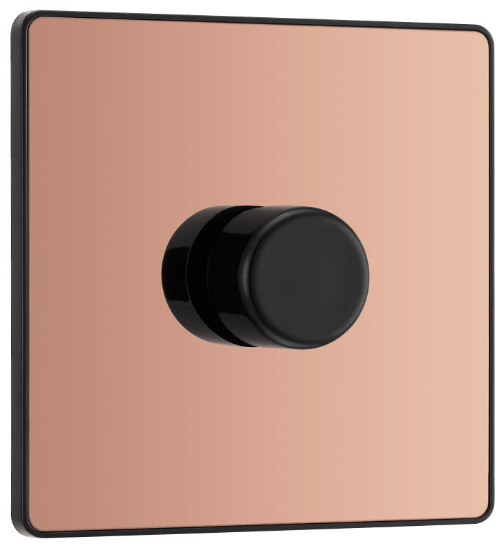 BG Evolve Polished Copper Single, 2 way push 200W - PCDCP81B-01