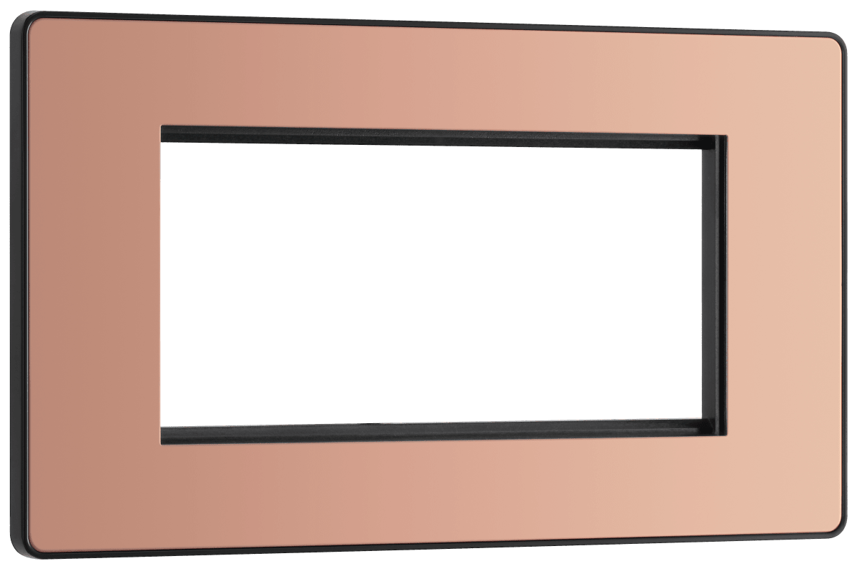 BG Evolve Polished Copper 4 module - rectangular - PCDCPEMR4B-01