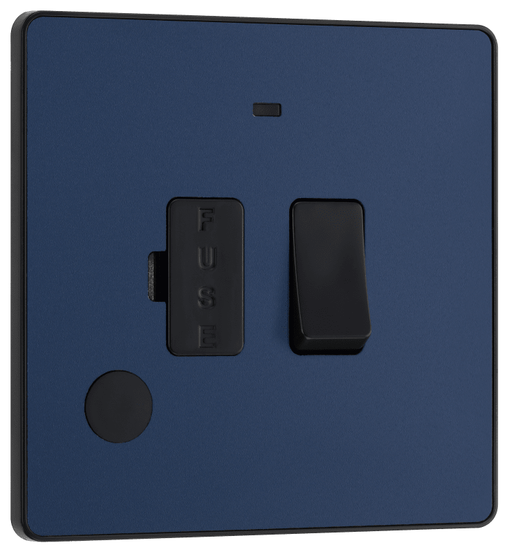 BG Evolve Matt Blue Switched and fused with indicator - PCDDB52B-01