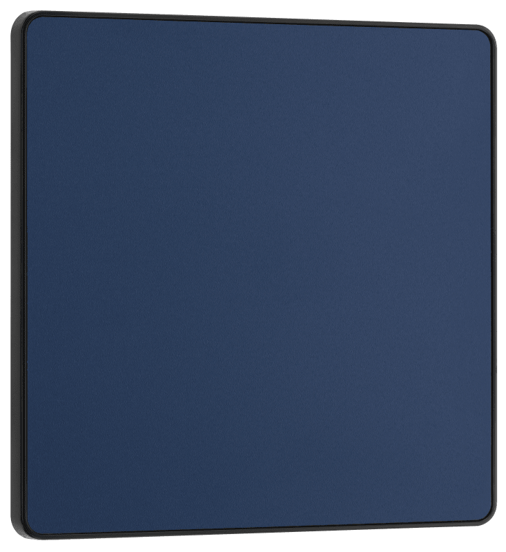 BG Evolve Matt Blue Single, blank plate - PCDDB94B-01