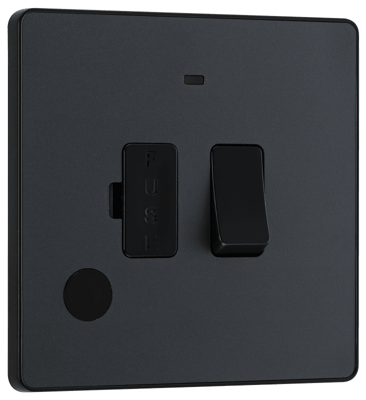 BG Evolve Matt Grey Switched and fused with indicator - PCDMG52B-01