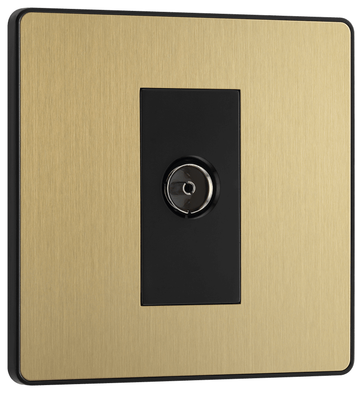 BG Evolve Satin Brass Single, co-axial - PCDSB60B-01