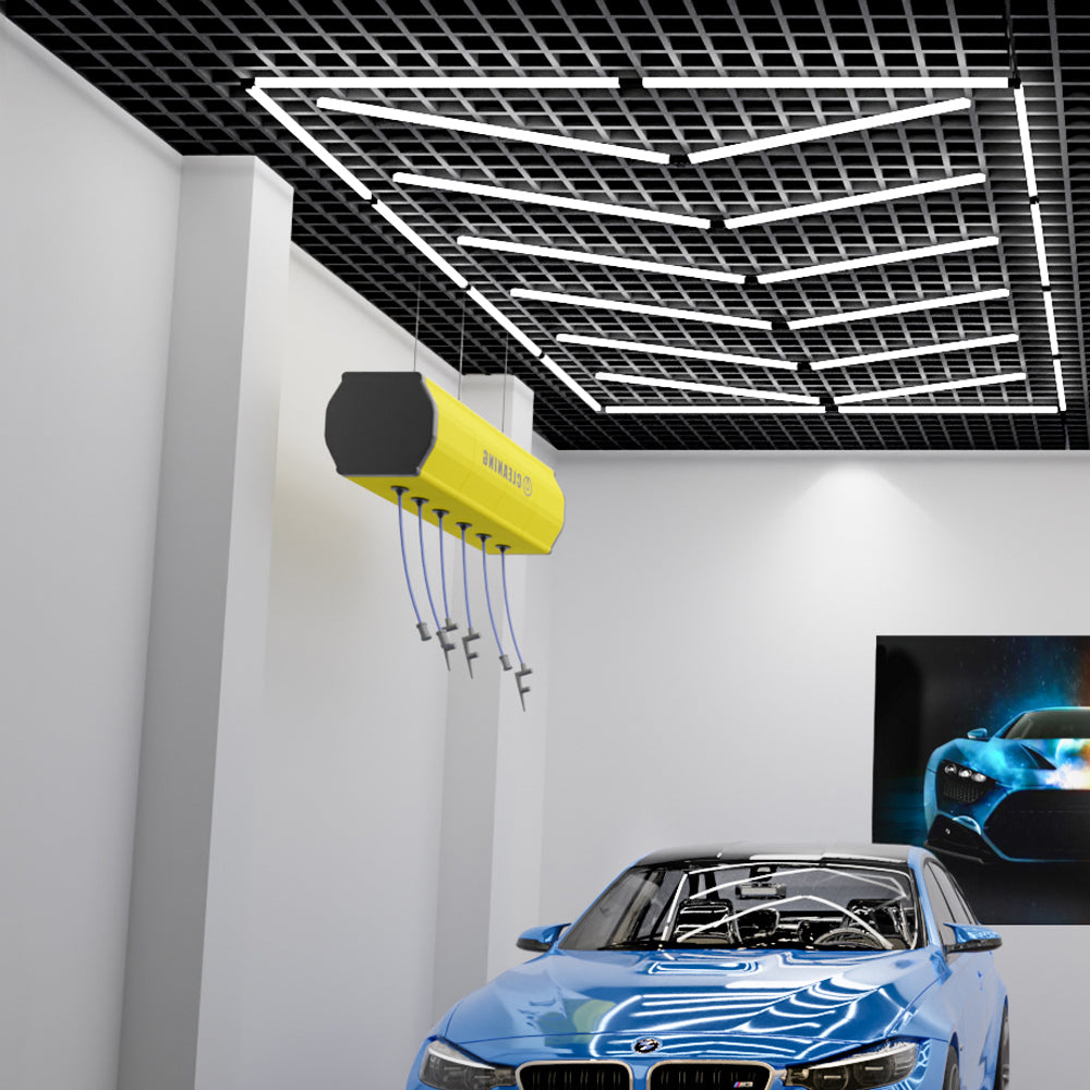 432W Designer Ceiling Lights with Frame 8 Arrow and border