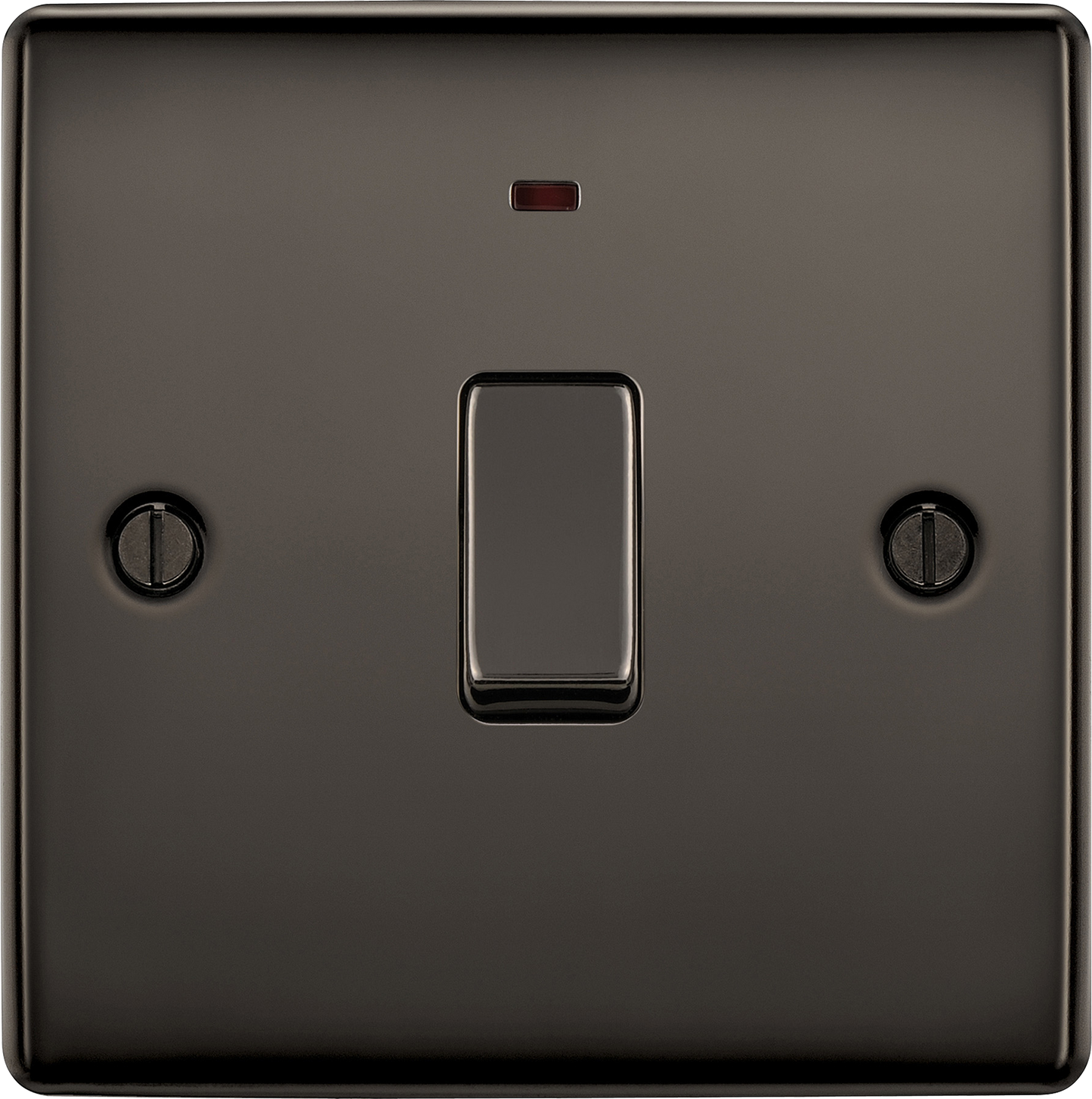 BG Nexus Metal Black Nickel 20A Double Pole Switch
