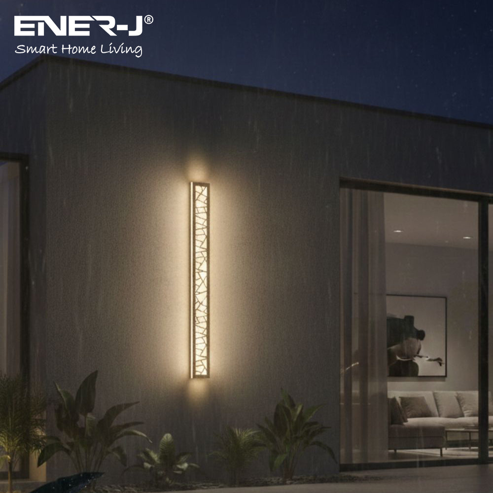 Ener-J Geometrical Acyralic Wall Lights with remote, Size L1000*W110, 48W with CCT & Dimming