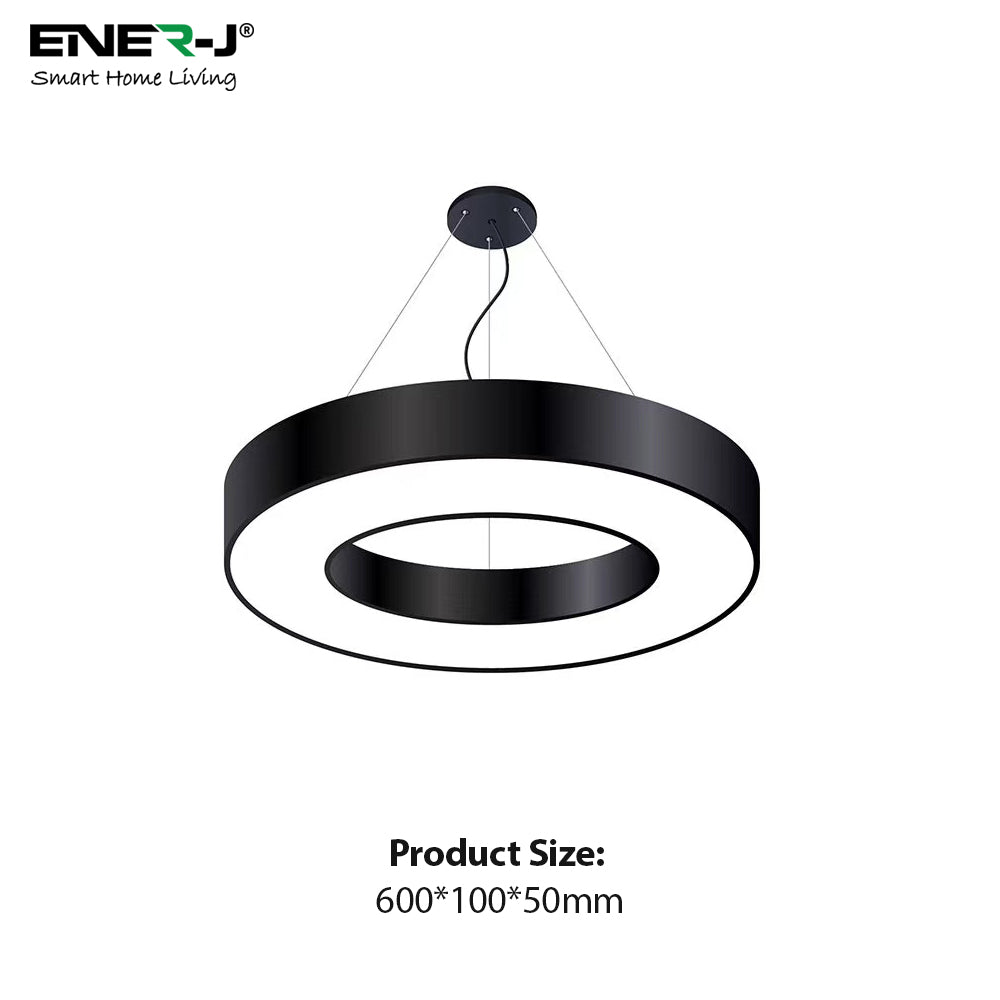 Ener-J 24W Hollow Round LED Pendant Light
