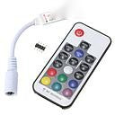 RF Mini Controller with 17 Key Remote for RGB Strips
