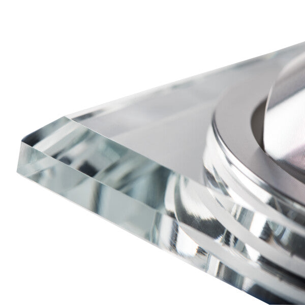 Kanlux MORTA GU10 Recessed Spotlight – Square, Silver