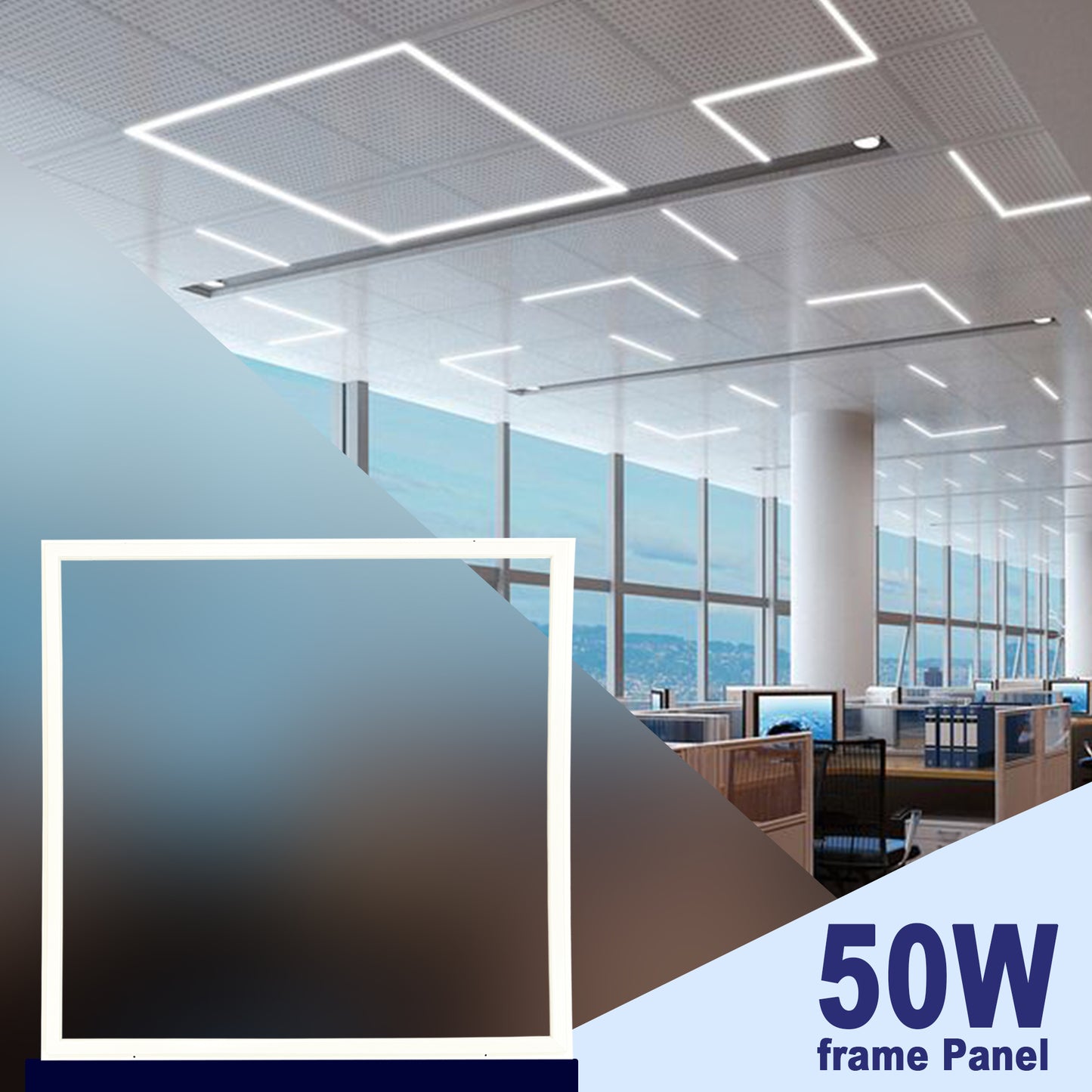 LED Frame Panel Light 50W 600x600mm