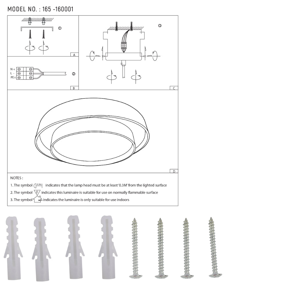 Modern Two-Layer LED Flush Mount Ceiling Light with Remote Control