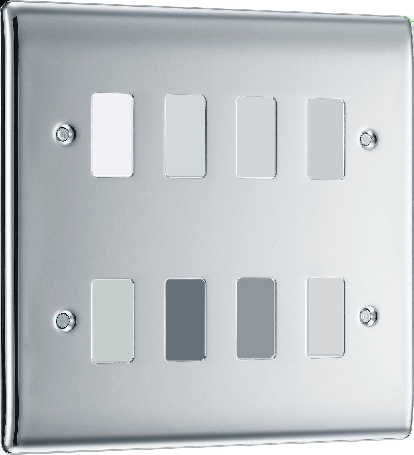 BG Nexus Metal Polished Chrome Grid Front Plate