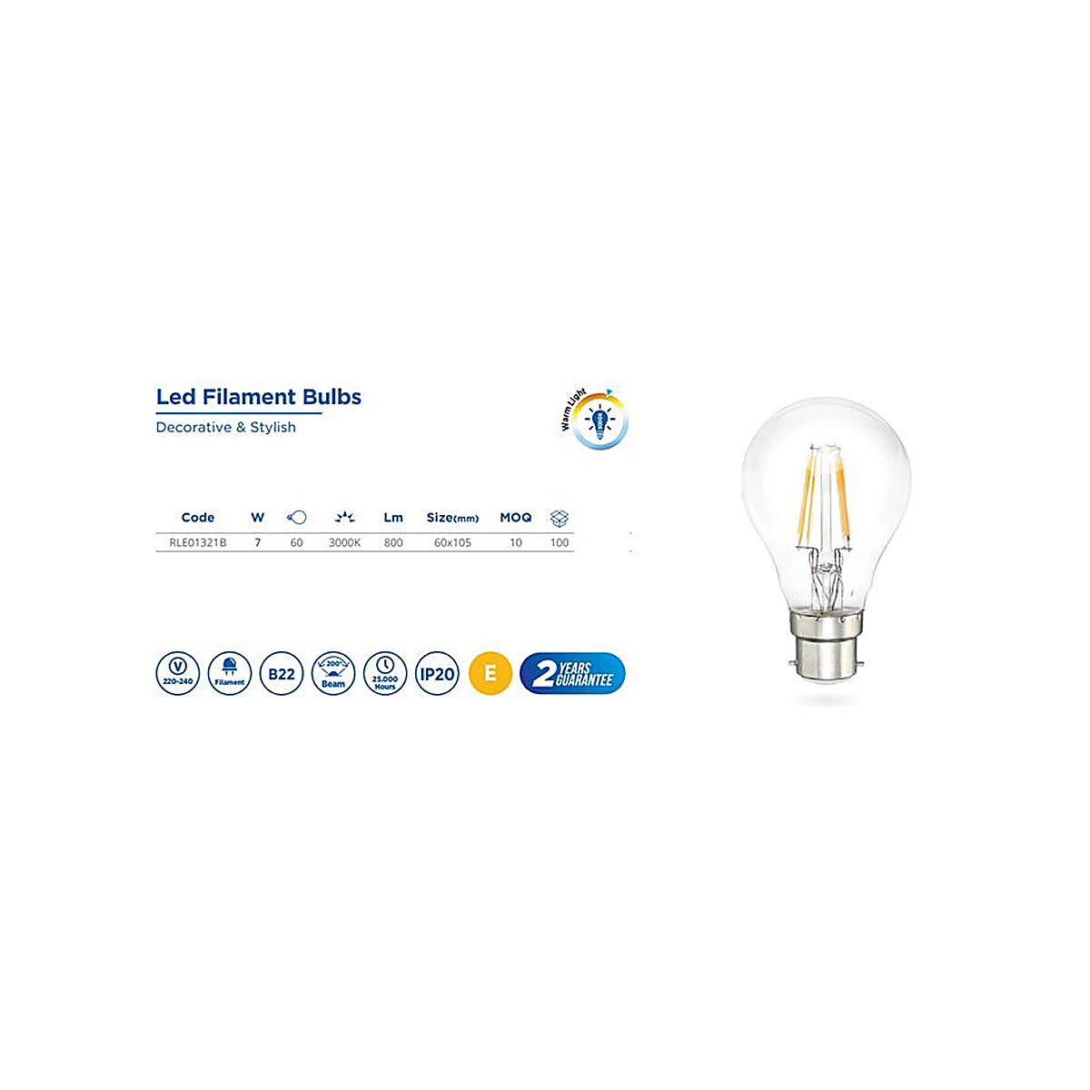Rother LED Filament Bulb
