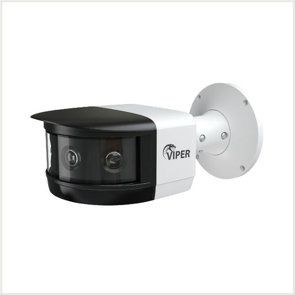 Viper 8MP Stitched 180° Panoramic Network Camera (White)