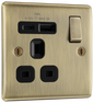 BG Nexus Metal Antique Brass USB Charging Sockets