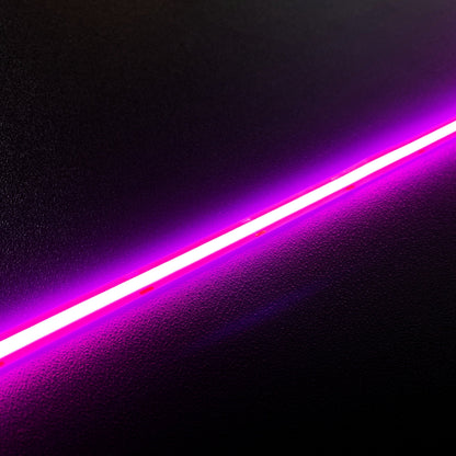 Pink COB LED Strip Light - 24V, 528 LEDs/m, 14W/m