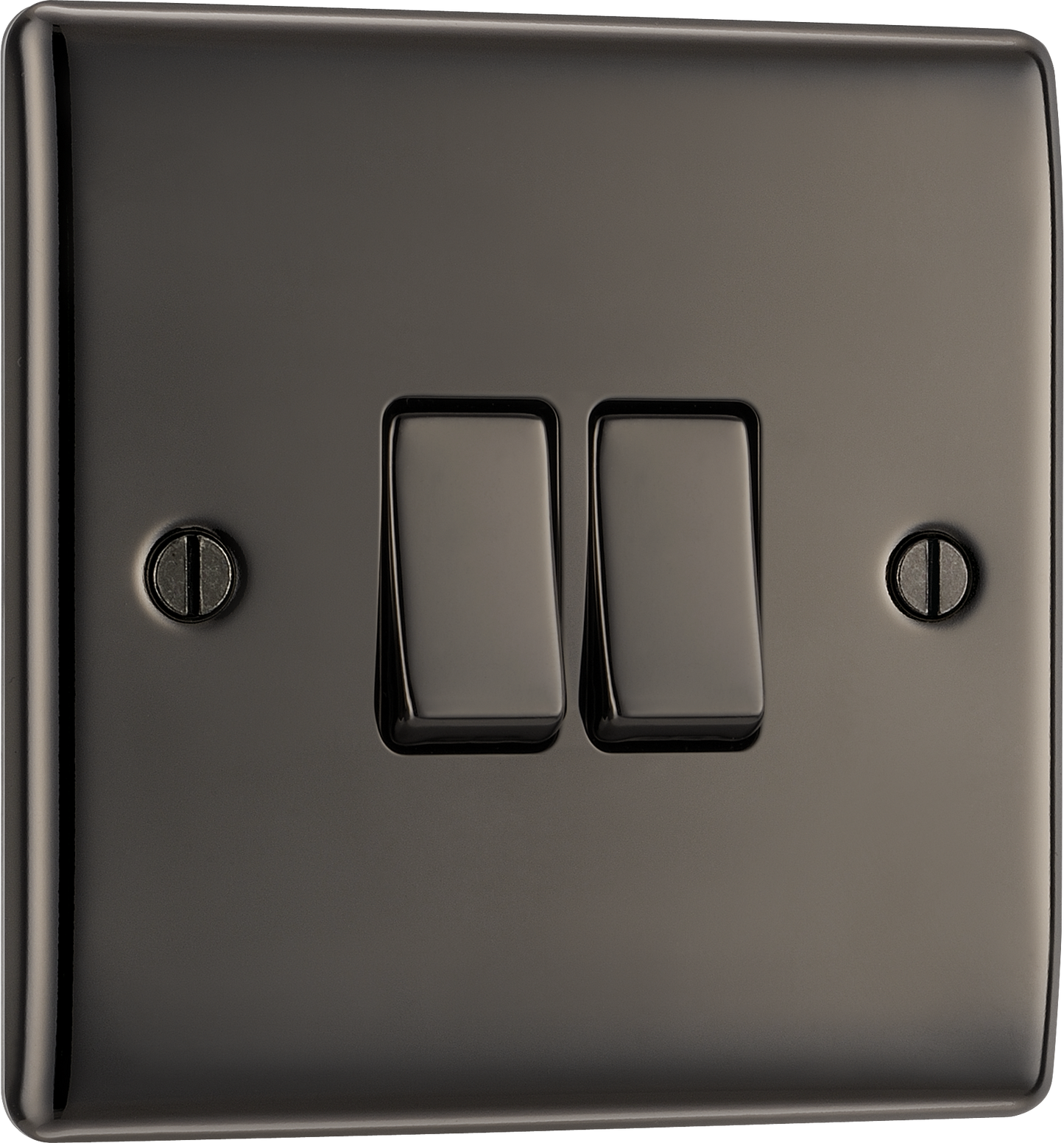 BG Nexus Metal Black Nickel 16Ax Light Switch