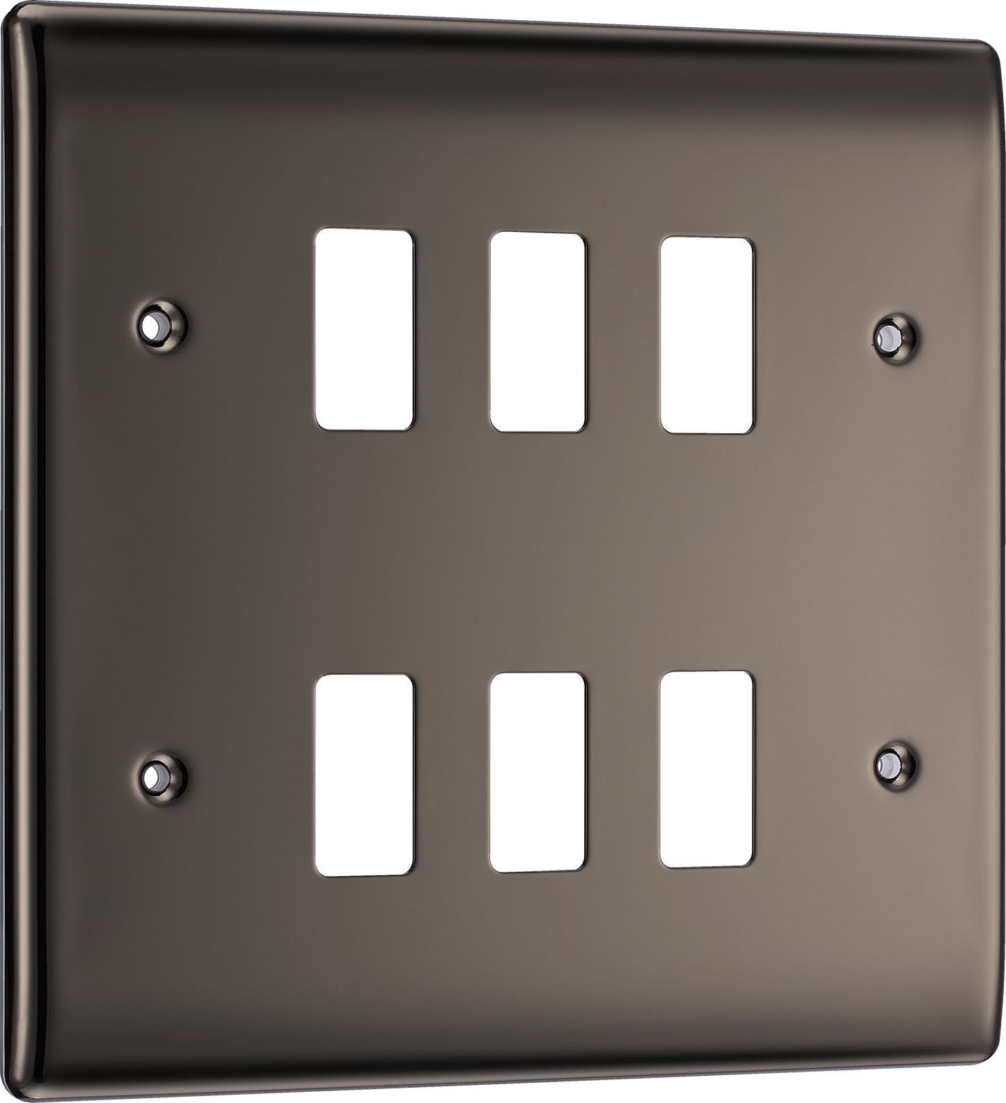 BG Nexus Metal Black Nickel Grid Front Plate