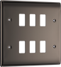 BG Nexus Metal Black Nickel Grid Front Plate