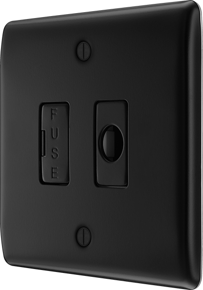 BG Nexus Metal Matt Black Fused Connection Unit