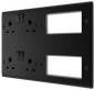 BG Nexus Metal Matt Black Combination Plate