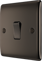 BG Nexus Metal Black Nickel 16Ax Light Switch