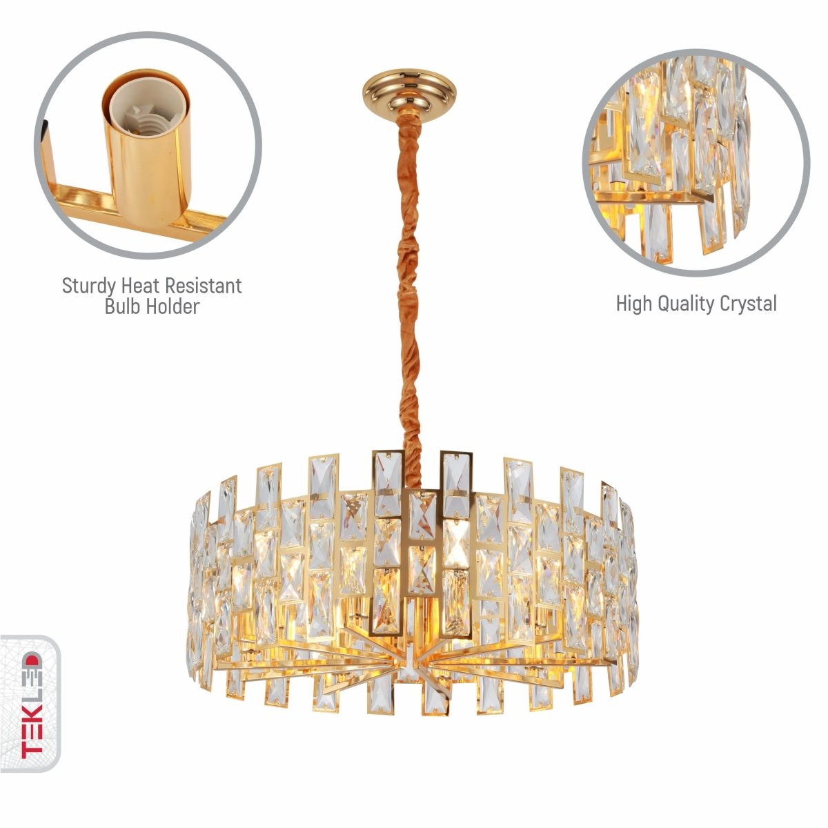 Coffin Stone Gold Metal Castle Chandelier