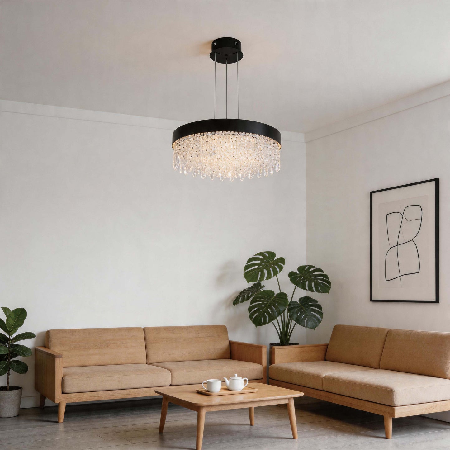 Premium Modern Crystal LED Chandelier