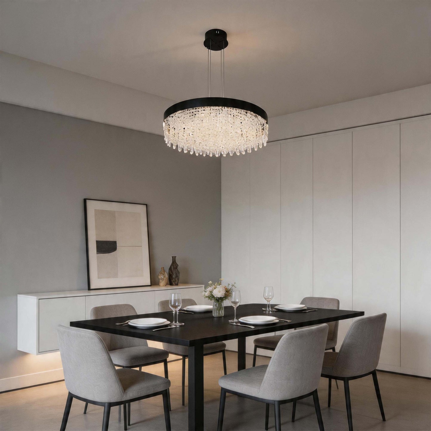 Premium Modern Crystal LED Chandelier