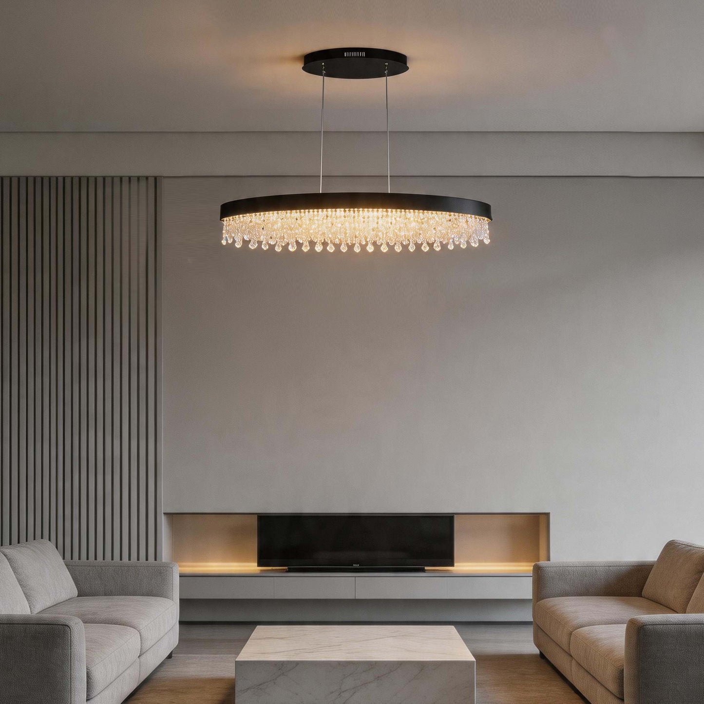 Premium Modern Crystal LED Chandelier