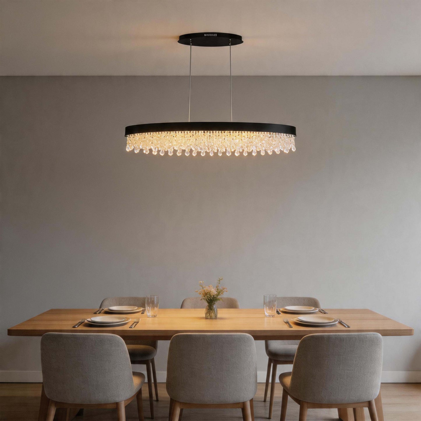 Premium Modern Crystal LED Chandelier