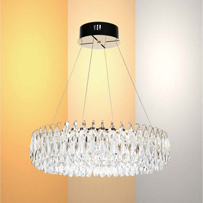 Premium Gold Crystal LED Chandelier