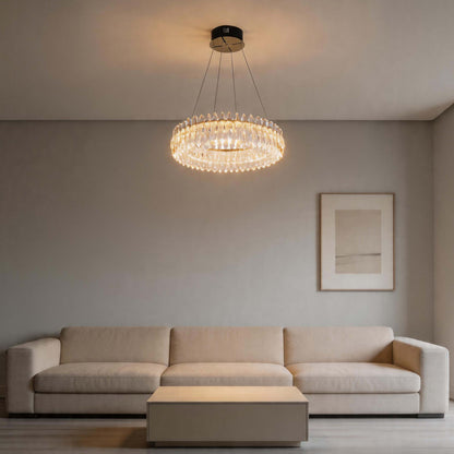 Premium Gold Crystal LED Chandelier