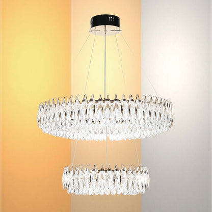 Premium Gold Crystal LED Chandelier