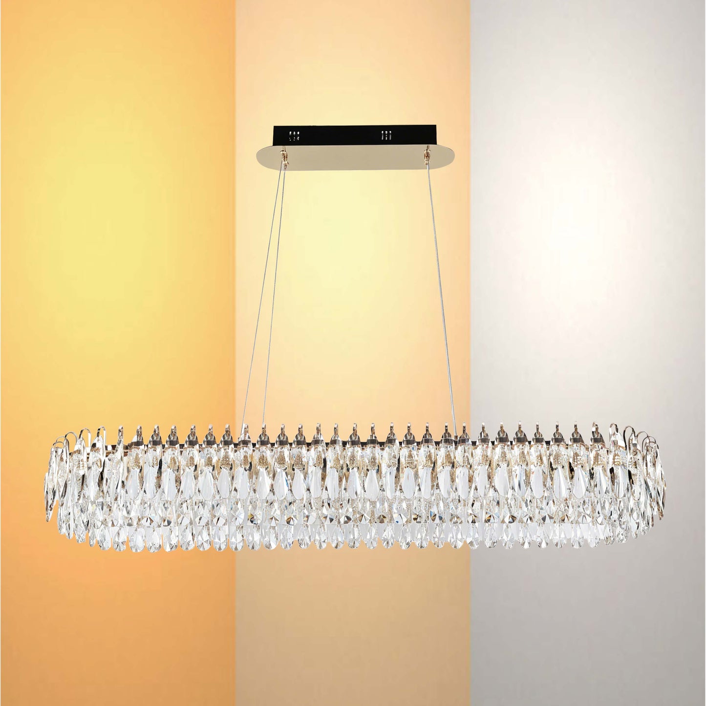 Premium Gold Crystal LED Chandelier