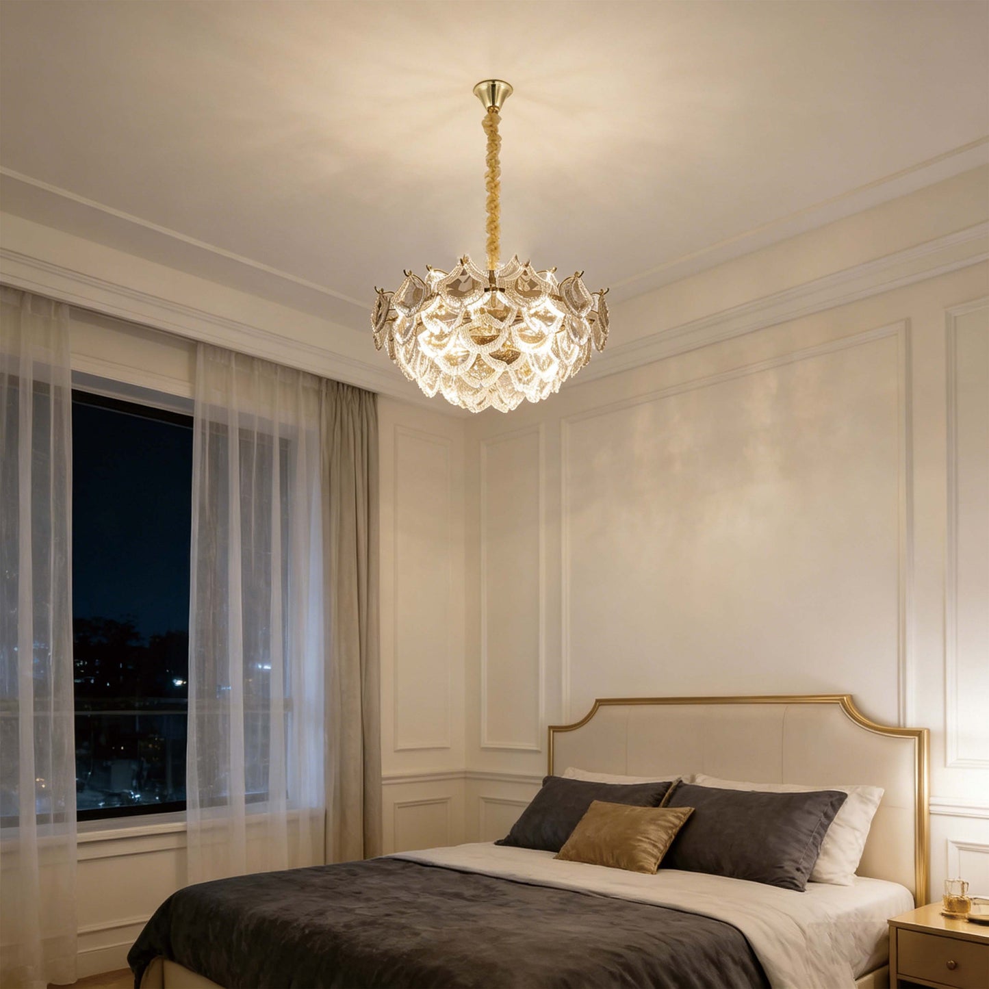 Luxury Gold Crystal Chandelier M2123