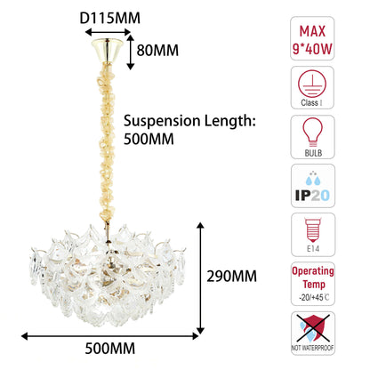 Luxury Gold Crystal Chandelier M2123