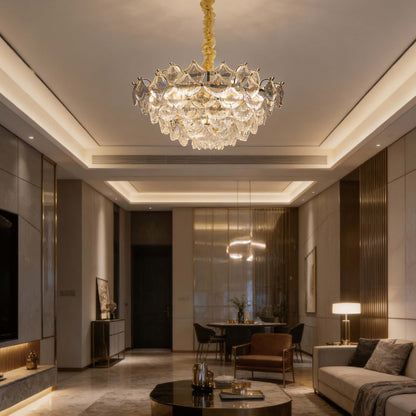 Luxury Gold Crystal Chandelier M2123