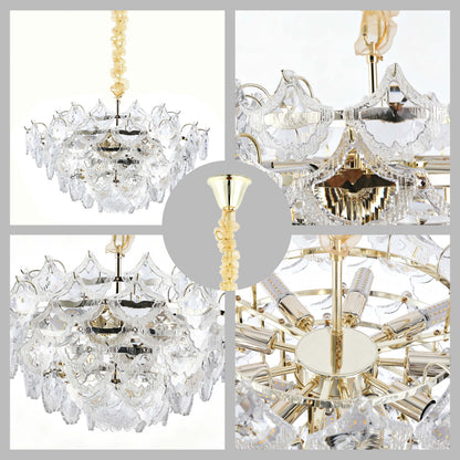 Luxury Gold Crystal Chandelier M2123