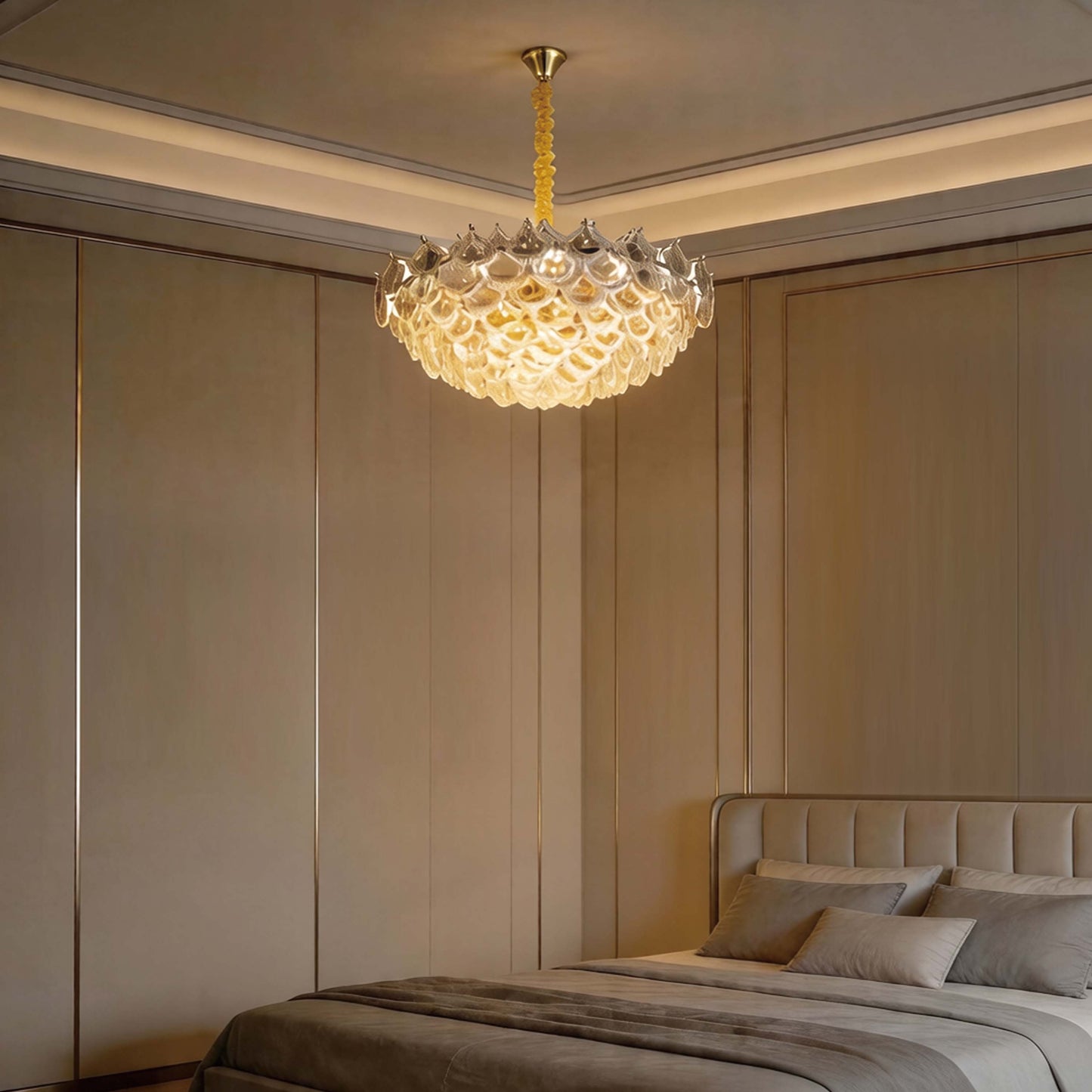Luxury Gold Crystal Chandelier M2123
